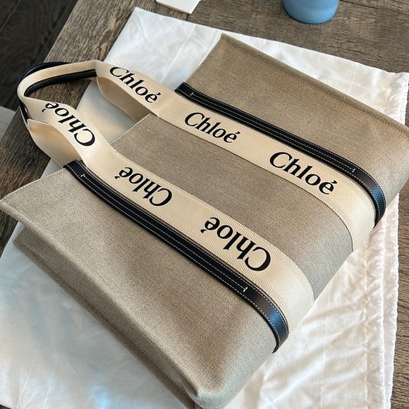 AUTHENTIC NWT CHLOE LARGE WOODY BAG - Picture 10 of 16